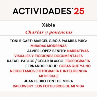 Charlas y ponencias de Festival Ojos Rojos en Xàbia