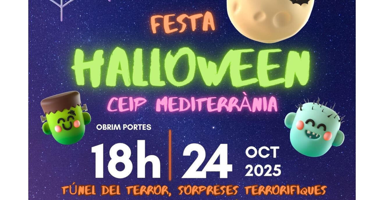 Fiesta Halloween en el CEIP Mediterrània