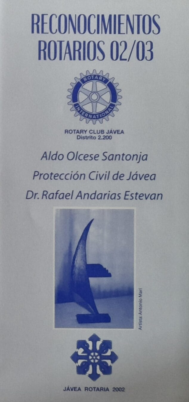 Imagen: Folleto del Rotary