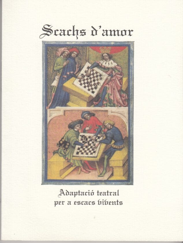 Imagen: Libreto de la obra Escacs d'Amor