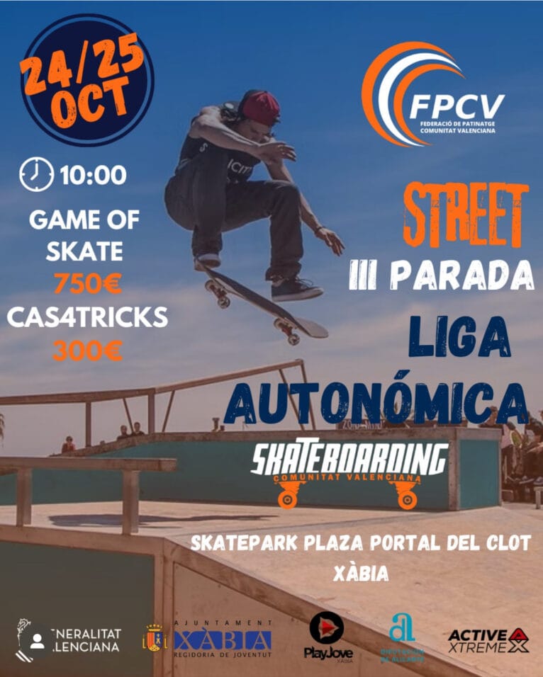 Liga autonómica de skate en Xàbia