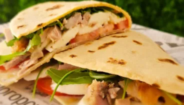 Piadinas rellenas, tradición con un toque moderno