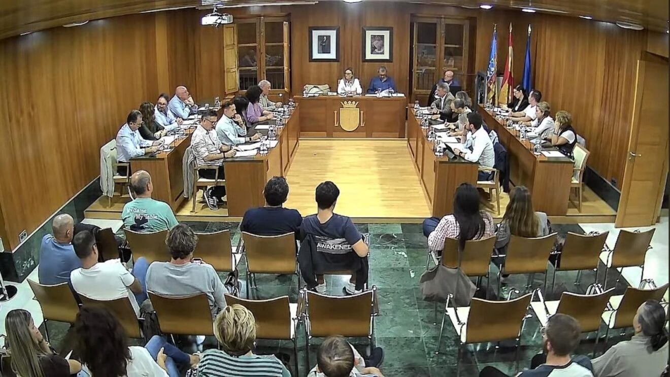 Pleno ordinario de octubre de 2025 en Xàbia