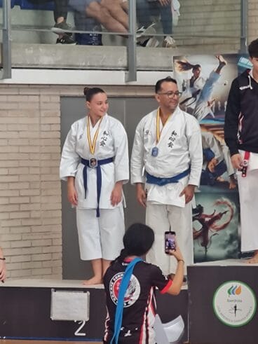 Podio para Geovanny y Paula