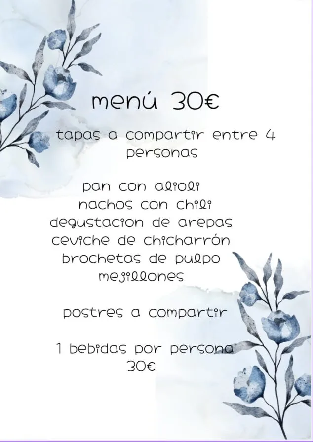 Imagen: Menú de Navidad