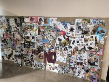 Mural 25N del IES La Mar