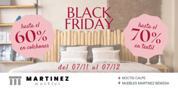 Rebajas en colchones y textil en Muebles Martínez