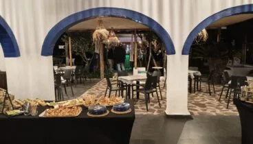 Terraza con vistas al Montgó para comer al aire libre