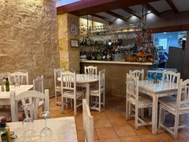 Comedor del Restaurante Cande en Xàbia