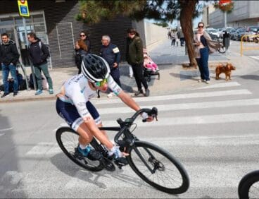 Álex durante una carrera