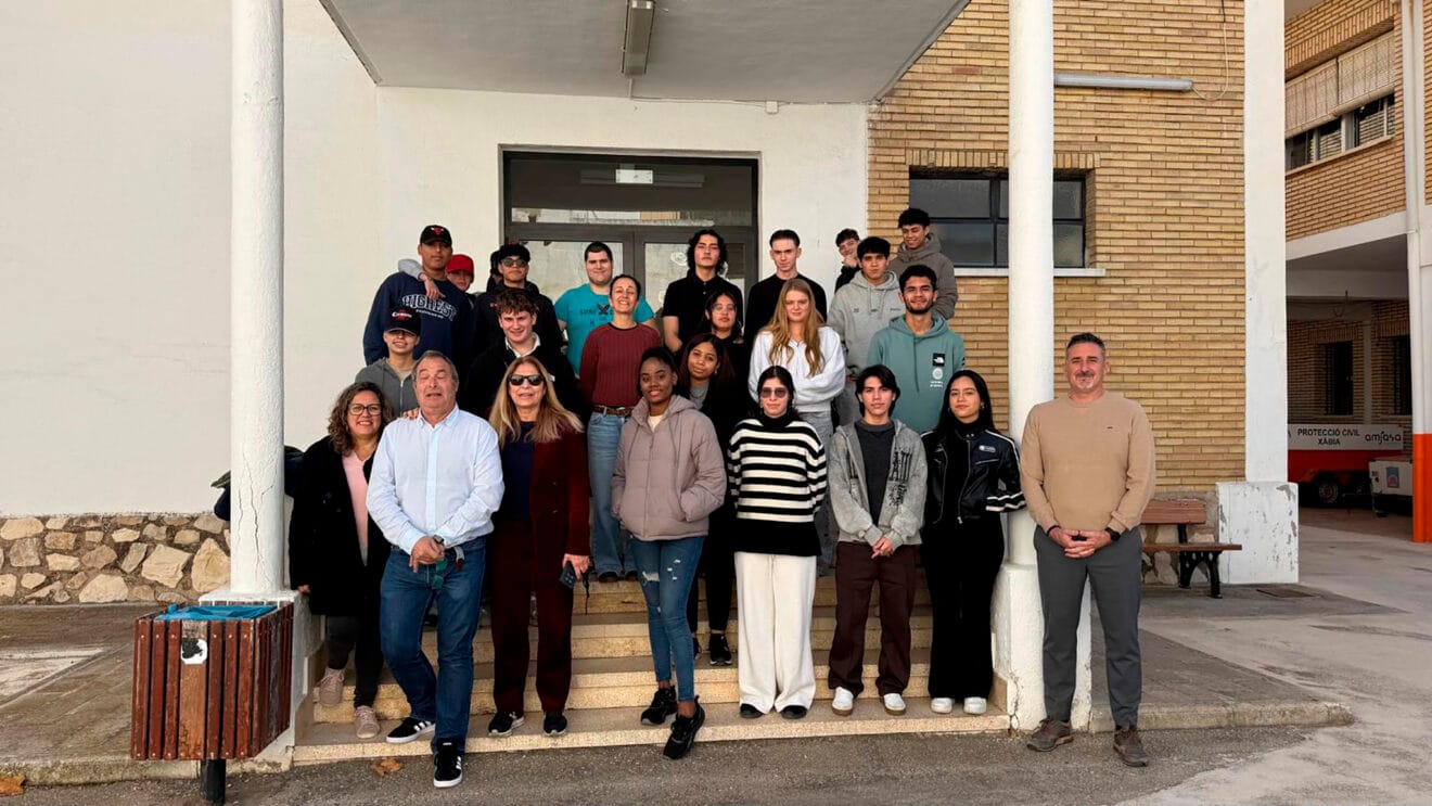 Alumnado de los los Programas Formativos de Cualificación Básica de CREAMA Xàbia