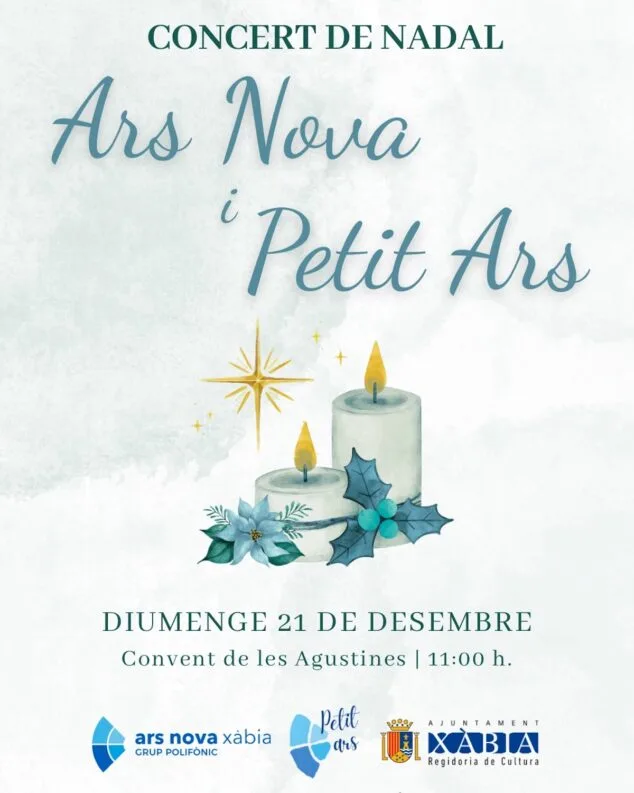 Imagen: Ars Nova y Petit Ars protagonizan el Concierto de Navidad 2025 en Xàbia