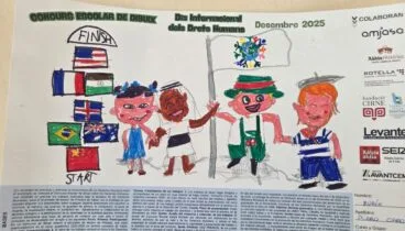 Dibujo ganador del concurso escolar de Dibujo por el Día Internacional de los Derechos Humanos 4
