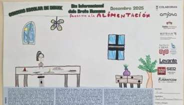 Dibujo ganador del concurso escolar de Dibujo por el Día Internacional de los Derechos Humanos 9