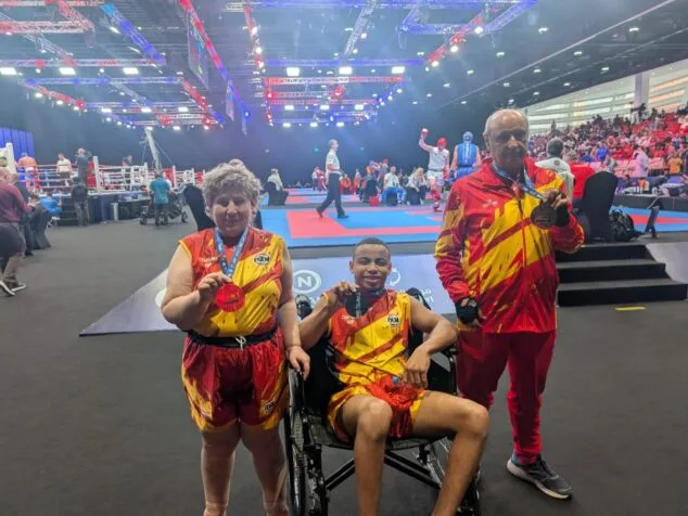 Imagen: Dora, Frank y Juan consiguen ser los mejores en el Campeonato del Mundo de Parakickboxing