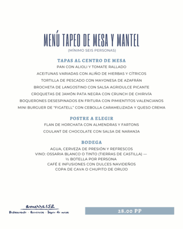 El mejor menú de Navidad para los amantes de las tapas