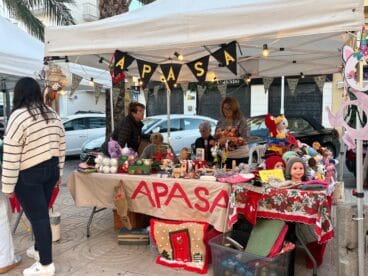 Stand de APASA en la II Fira Solidària de Xàbia