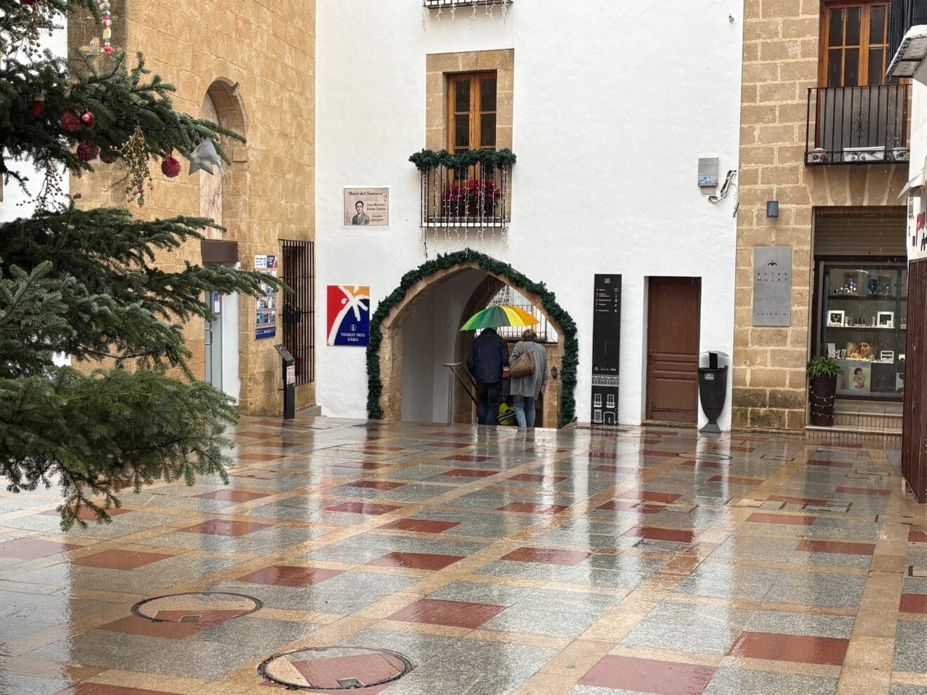 Jornada lluviosa en Xàbia