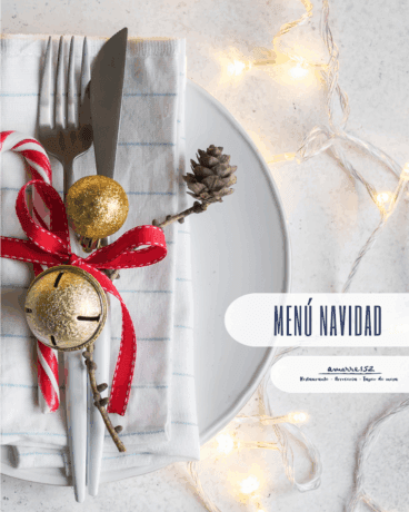 Menú Navidad 2025 – Amarre 152