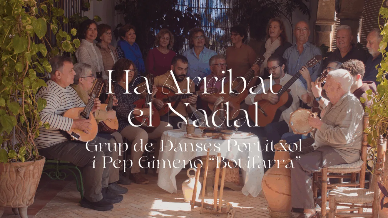 Portada del nuevo disco del Grup Portitxol 'Ha arribat el nadal'