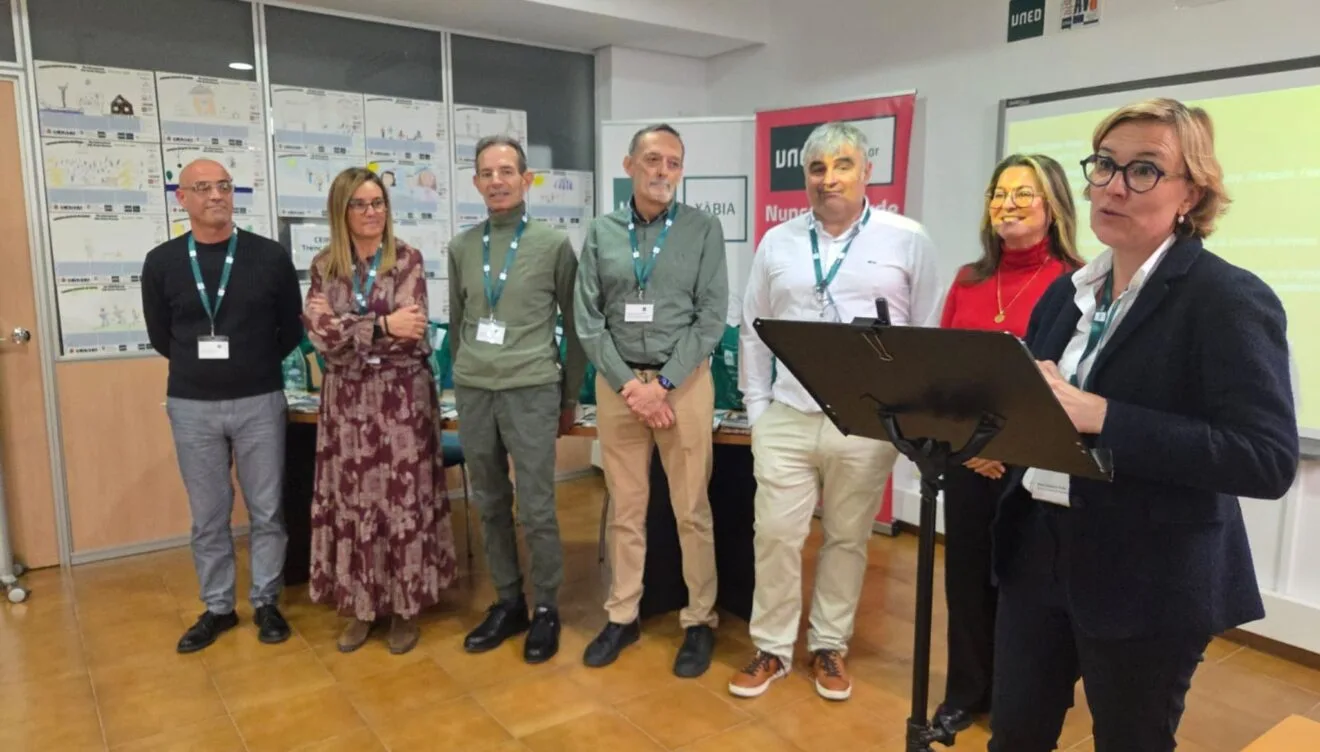 Rosa Cardona, alcaldesa de Xàbia, durante el acto de entrega de premios