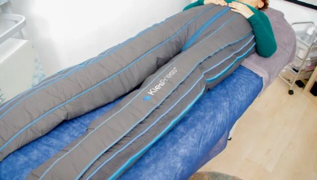 Imagen: Sesión de presoterapia en Guaraná