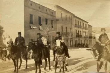 Cabalgata de los Reyes. 1920. Archivo de la Familia Pérez-Vera