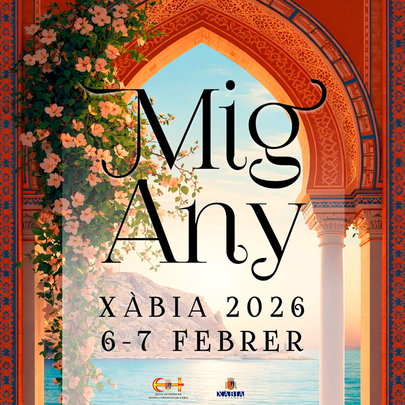 Cartel del Mig Any Moro i Cristià de Xàbia en 2026