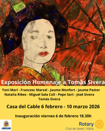 Cartel exposición a Tomás Sivera