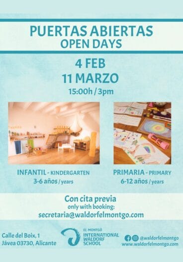 Jornada de Puertas Abiertas de Waldorf El Montgó