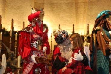 Los Reyes Magos de Oriente reciben a los niños en la Parroquia de Loreto de Xàbia (22)