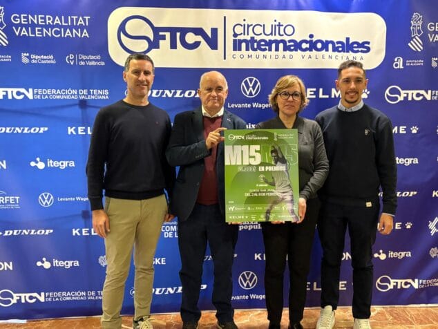 Imagen: Presentación del Circuito internacionales de tenis