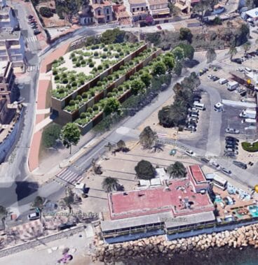 Proyecto del nuevo aparcamiento del puerto de Xàbia