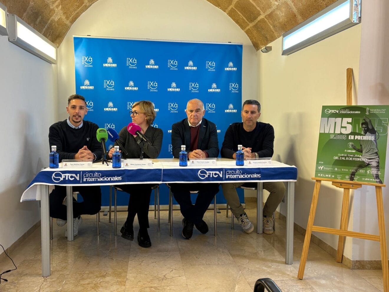 Rueda de prensa de la presentación del Circuito Internacionales de tenis Comunidad Valenciana