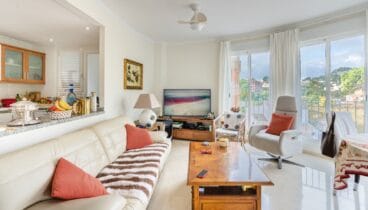 Salón amplio y confortable para disfrutar del invierno en Jávea Terramar Costa Blanca