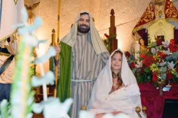 San José y la Virgen María