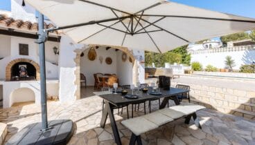 Lloguer vacacional amb amplis espais exteriors a Xàbia