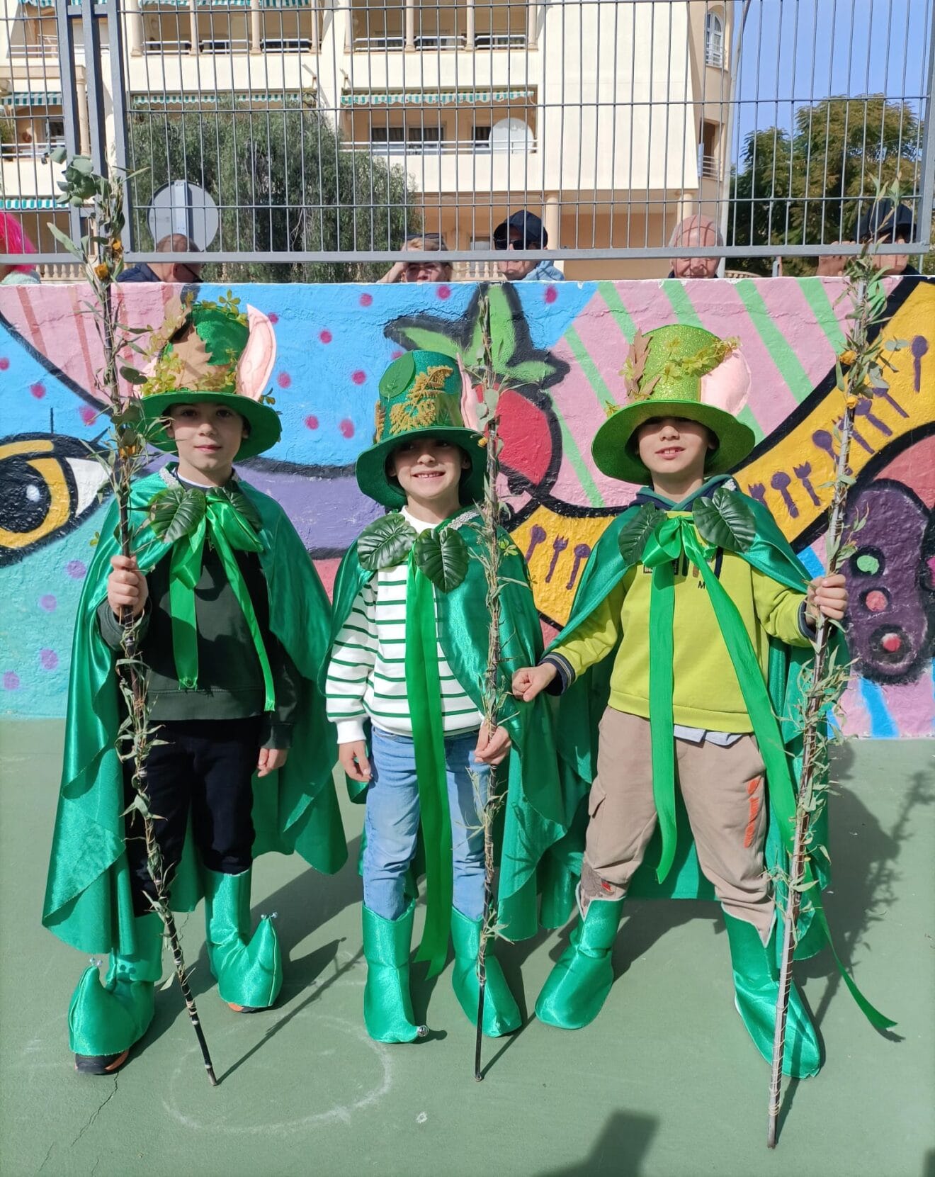 Alumnes del CEIP Port de Xàbia disfressats