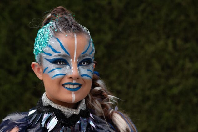 Image: Aroa Sánchez, member of the Filà Touaregs