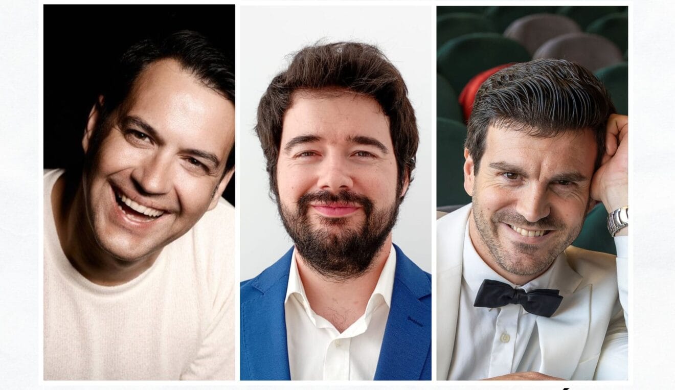 Cartell del concert Tres Tenores, amb què l'Orquestra de la Marina Alta inaugura la seua Temporada 2026 al Teatre Auditori de Beniarbeig