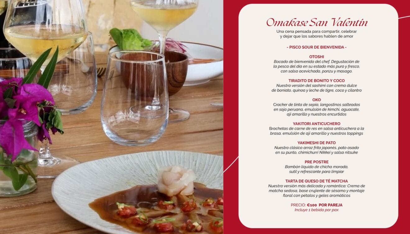 Celebra San Valentín con sabor Nikkei en Restaurante Mi Almazara (1)