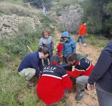 Día del árbol. Reforestando la Granadella