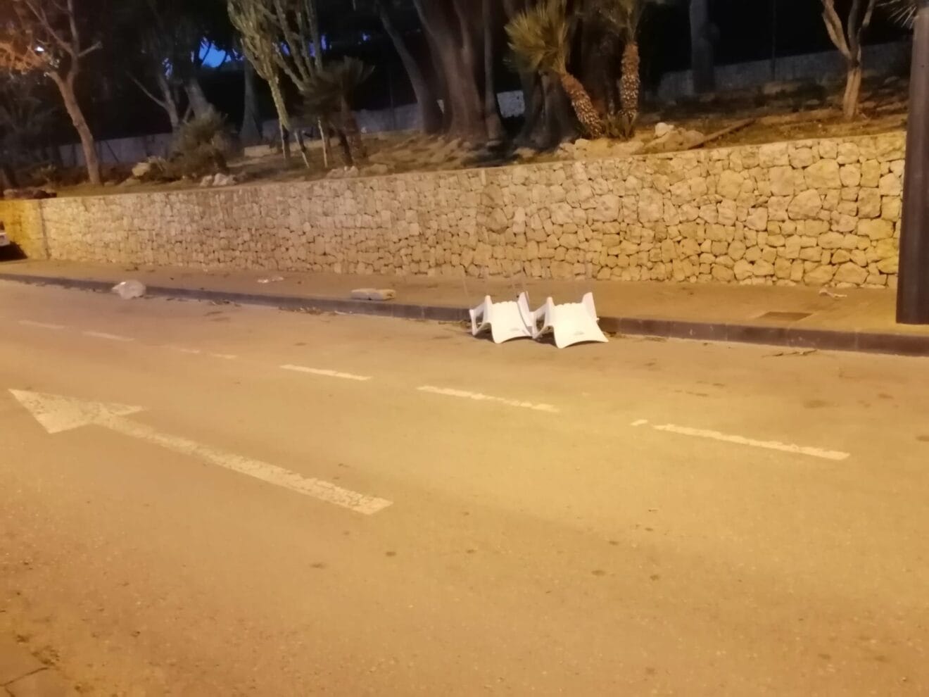 Efectos del viento en distintos puntos de Xàbia (3)