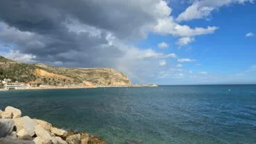 El arcoiris sobre el Cabo de San Antonio