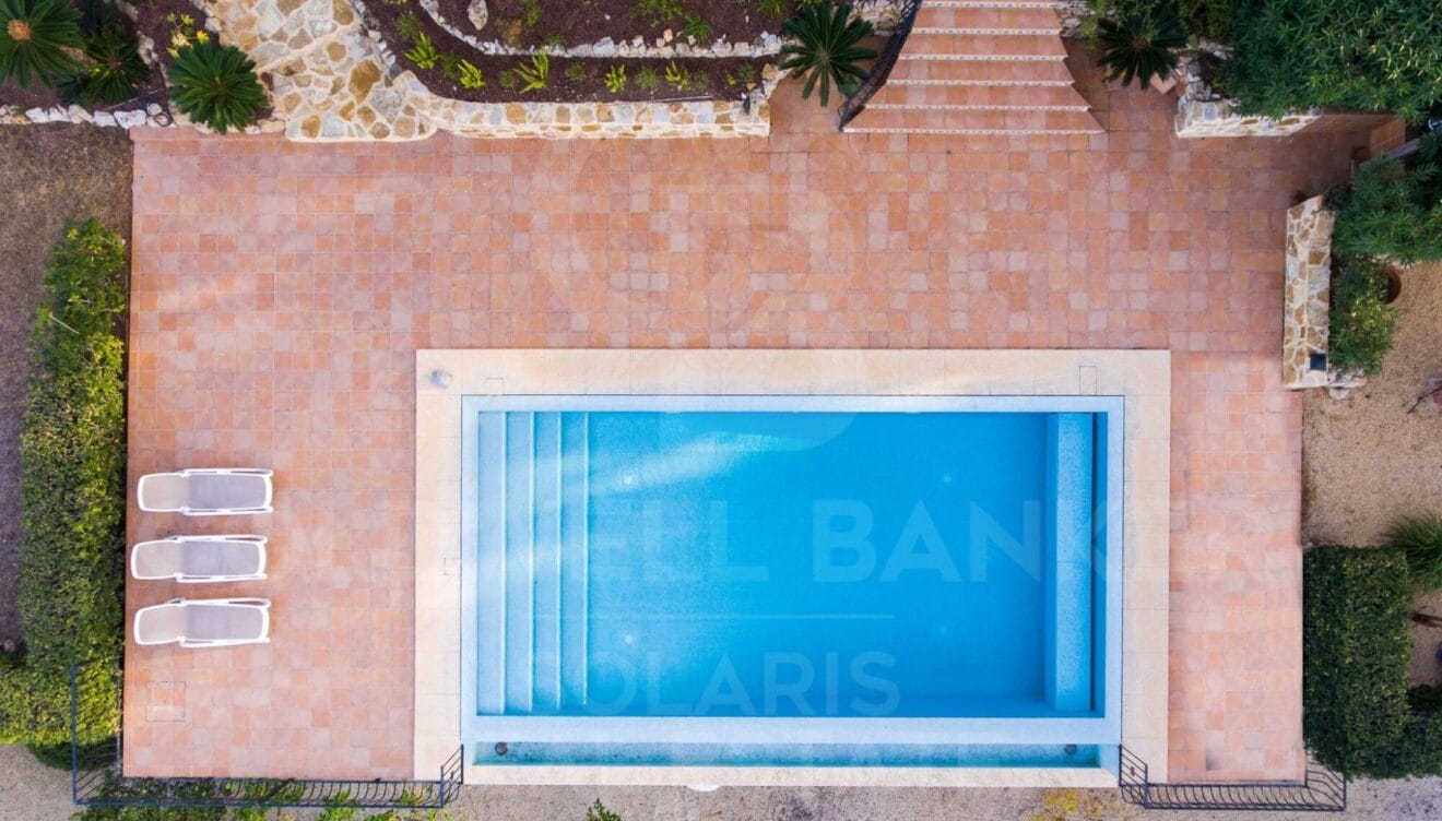 Exterior exclusivo en Jávea con vistas abiertas al mar