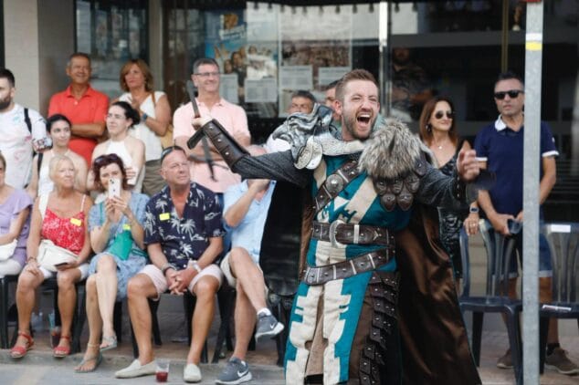 Image: José Buigues during a gala parade