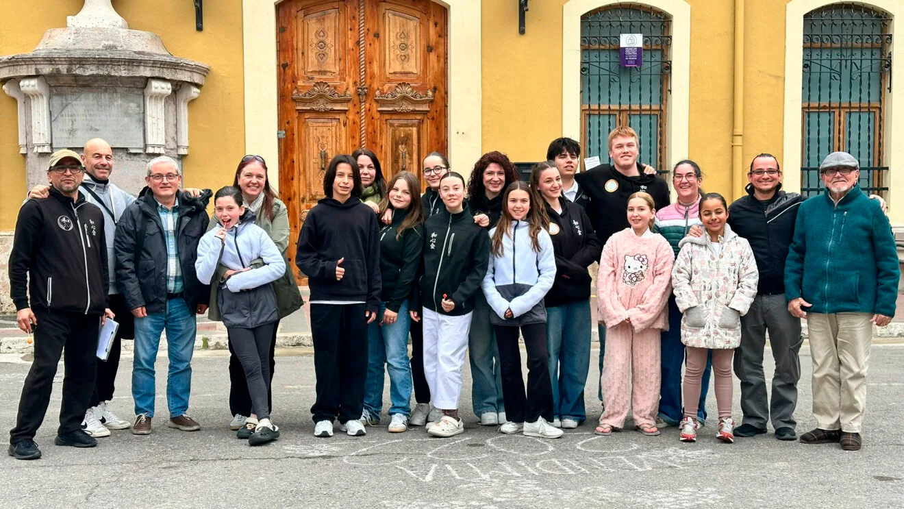 Miembros del Club de Kárate Washinkai de Xàbia y Benitatxell