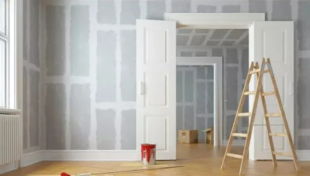 Imatge: Paret de pladur amb acabats excel·lents