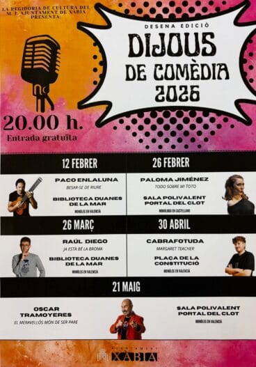Programación de Dijous de Comèdia 2026