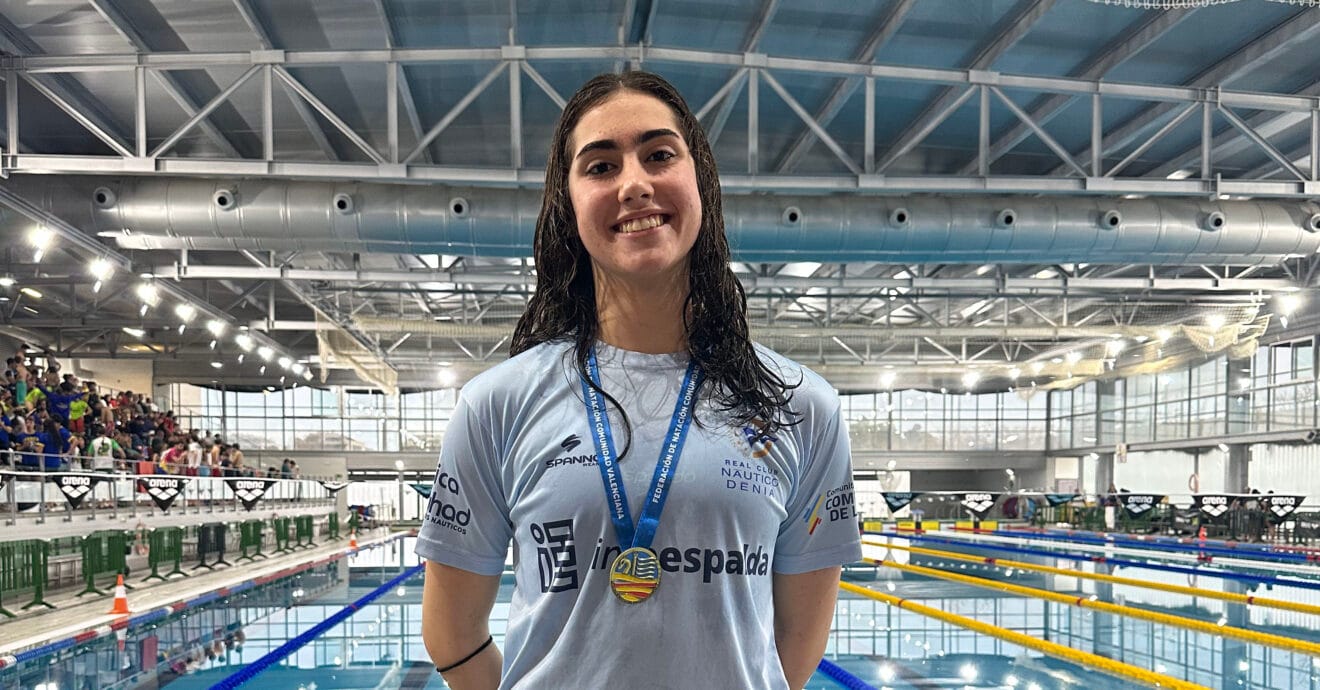Alexandra Alapont con el oro